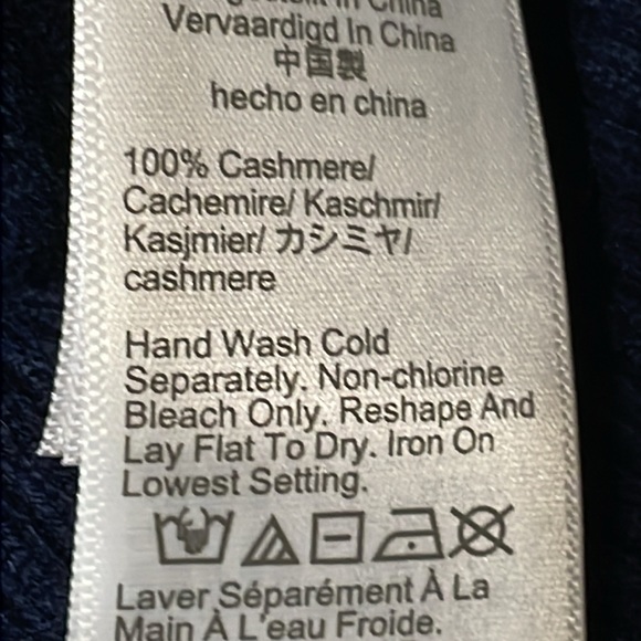 J.Crew Cashmere Fair Isle tank top Color: Navy Hthr Acorn - Picture 11 of 11